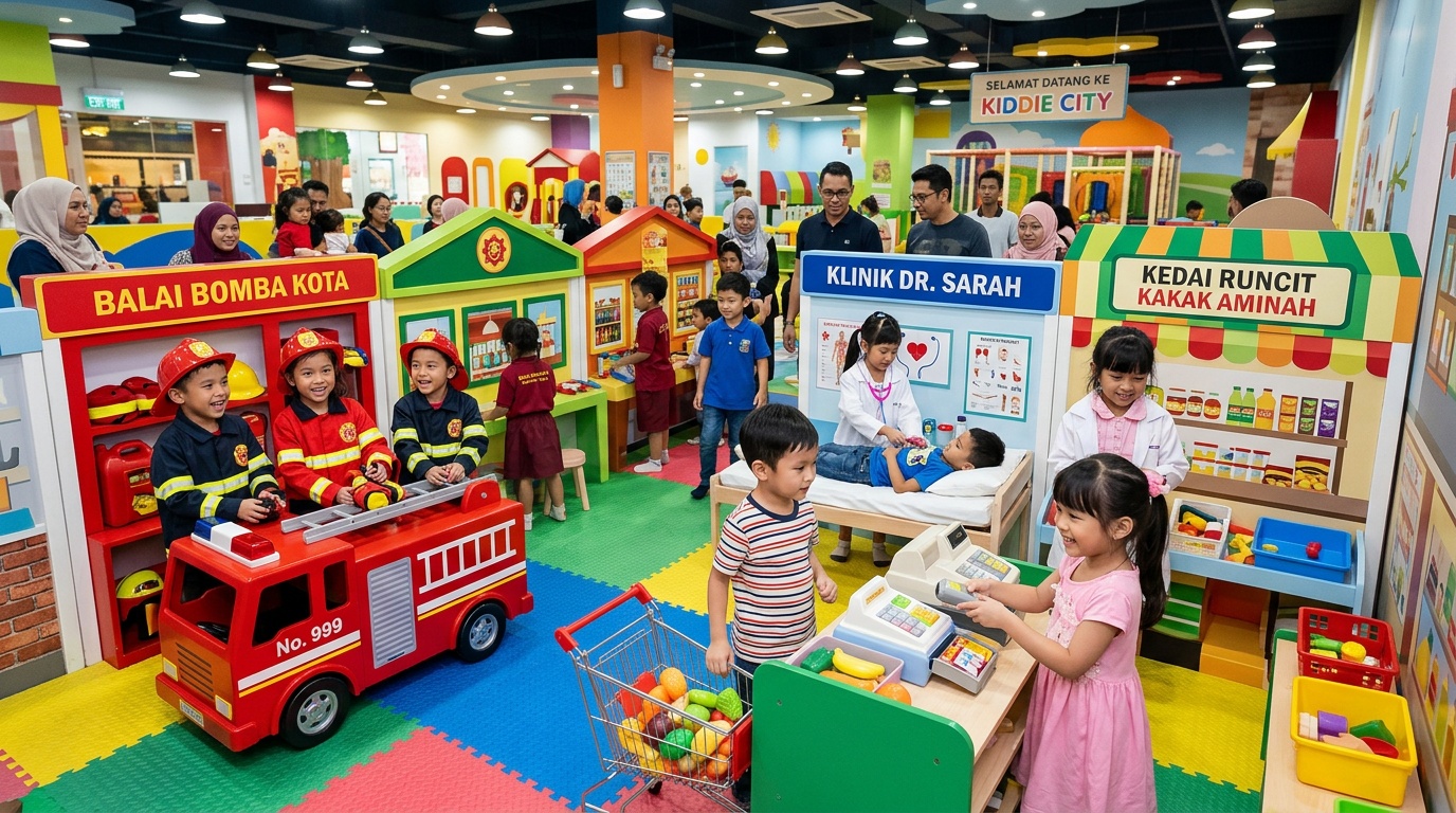 Bandar mini lakonan kanak-kanak