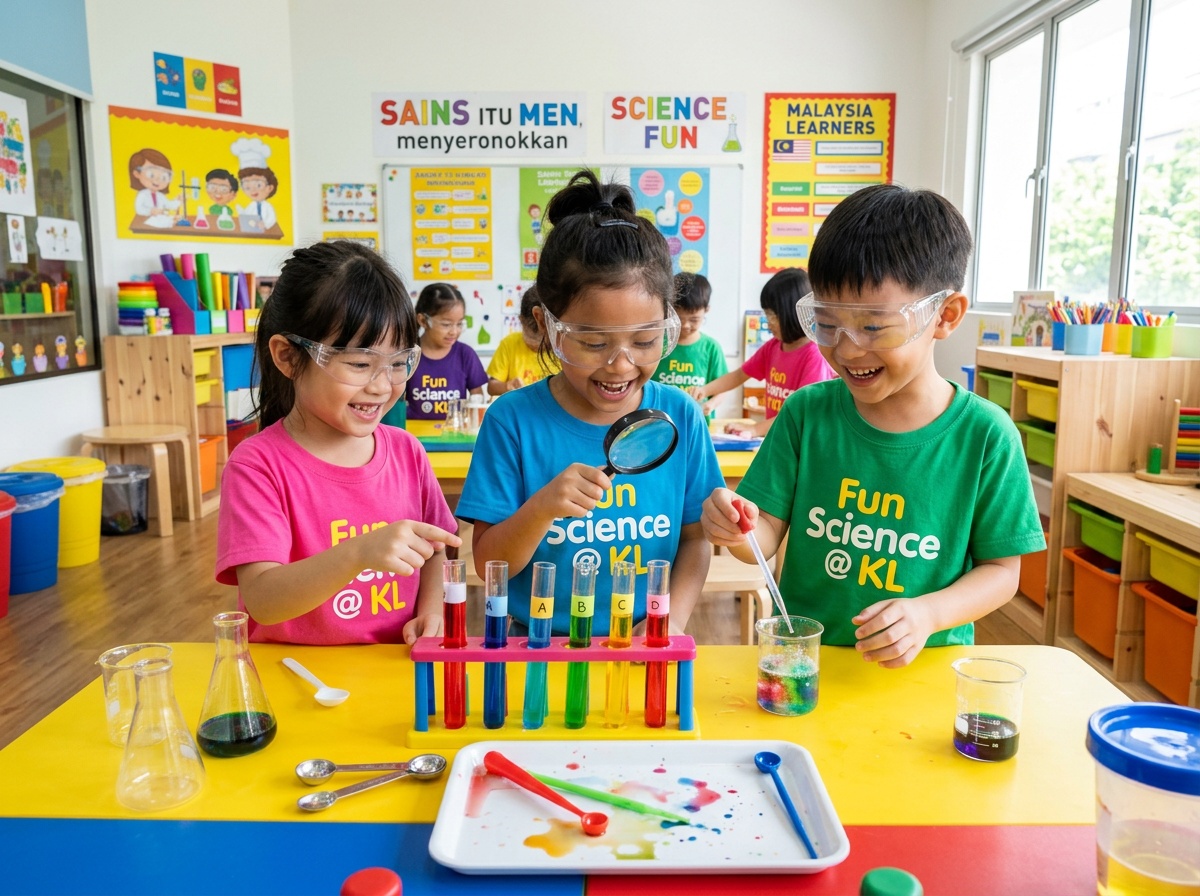 Lab sains mini kanak-kanak